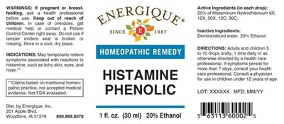 Enrg0618 Histamine Phenolic 6 7 21